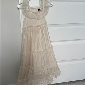 Baby GAP Cream Ruffled Dress
